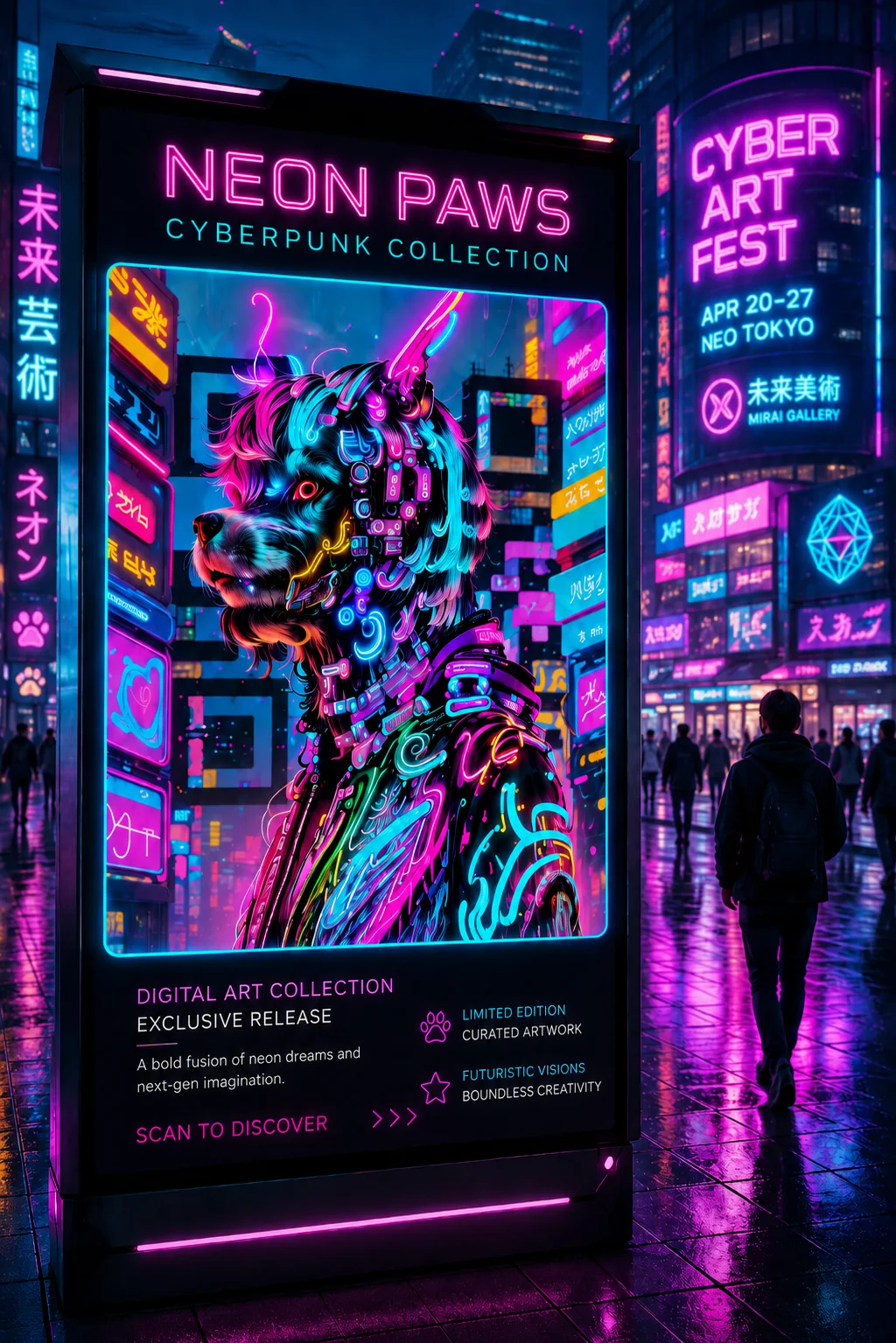 Digital Art & NFTs QR code example