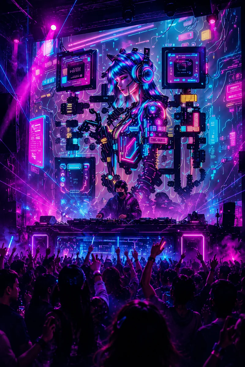 Music & Nightlife QR code example