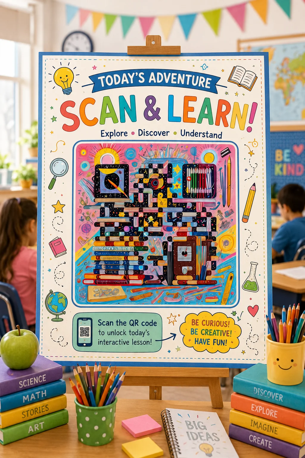 Education QR code example