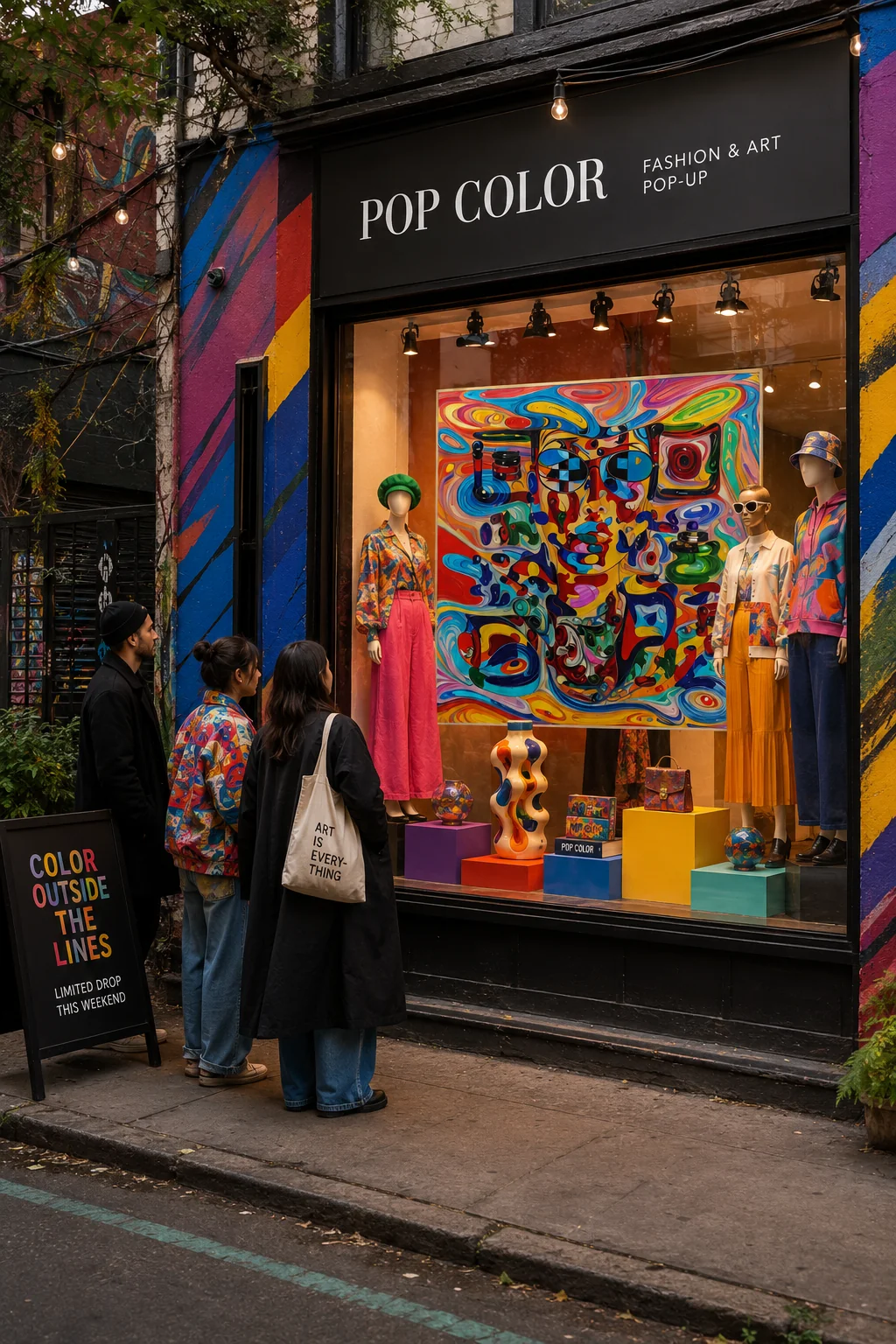 Retail & Fashion QR code example