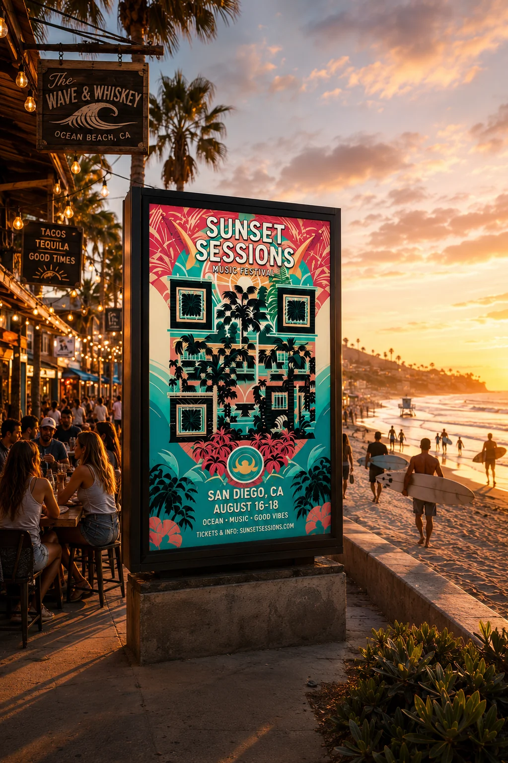 Events & Invitations QR code example