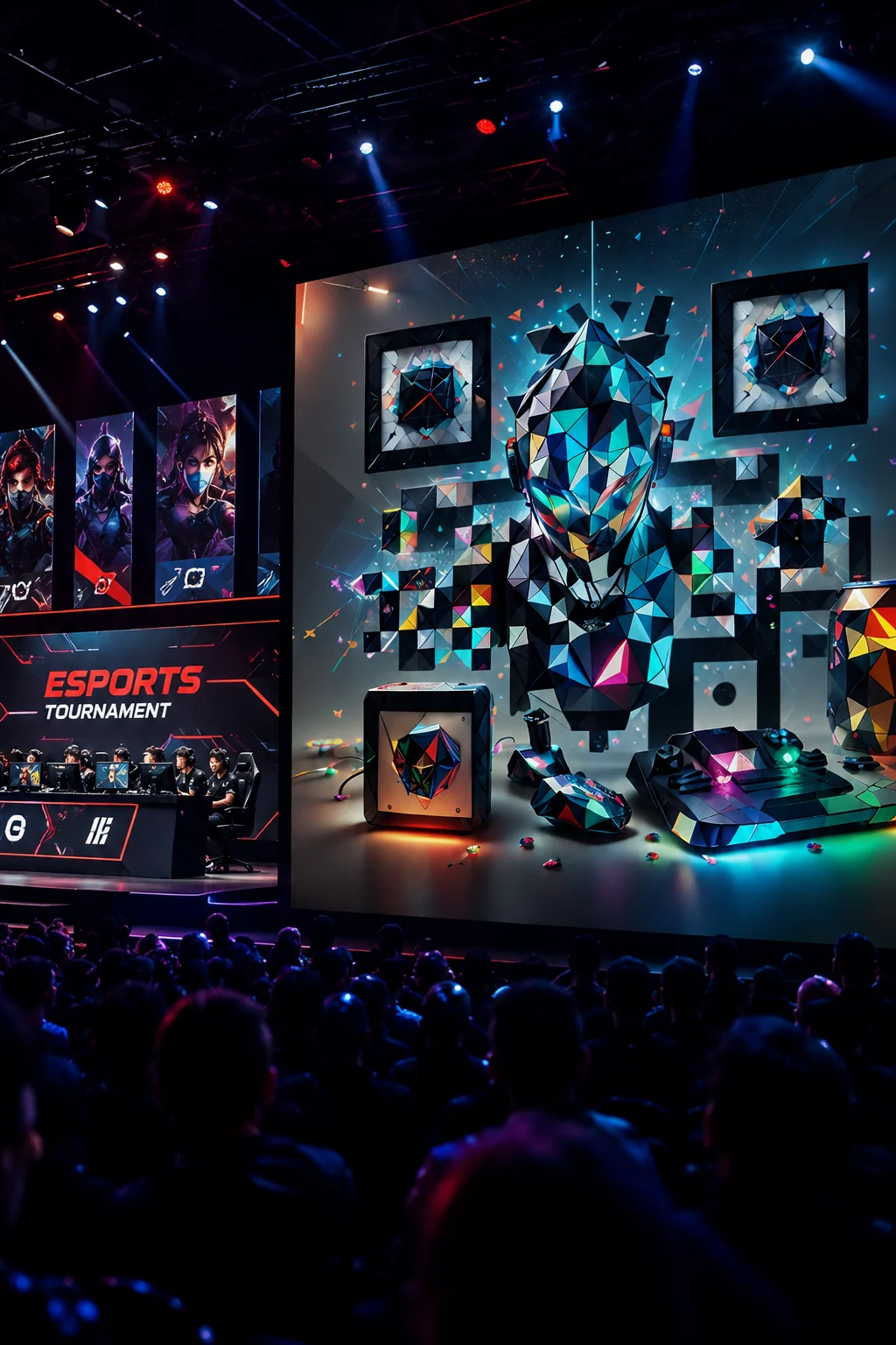 Gaming & Esports QR code example