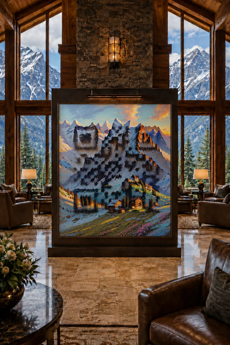 Luxury Hospitality QR code example